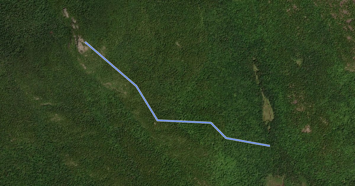 Маршрут Felix Adler Trail на спутниковом снимке