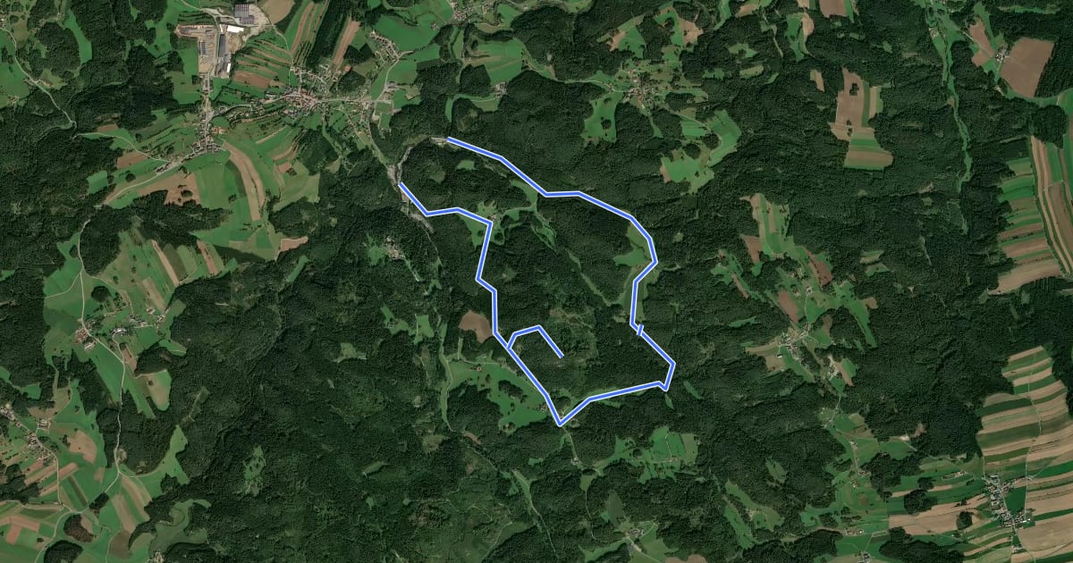 Маршрут Felsberg на спутниковом снимке