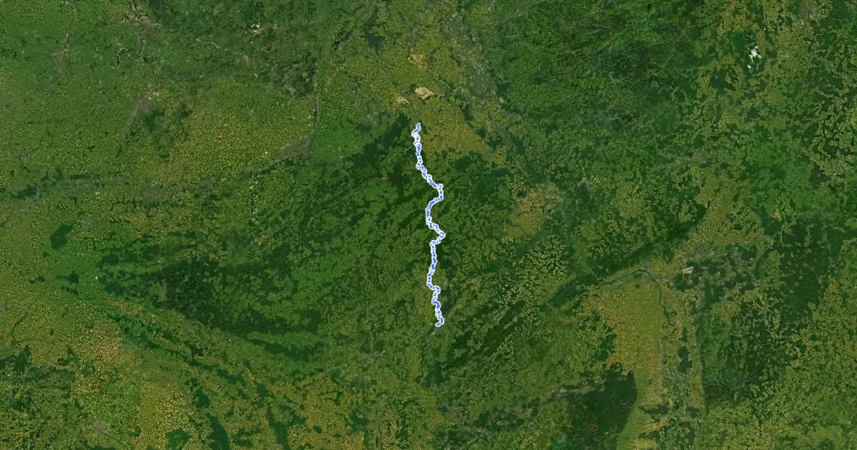 Маршрут Felsenweg на спутниковом снимке