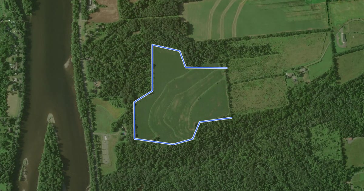 Маршрут Field Edge Trail на спутниковом снимке