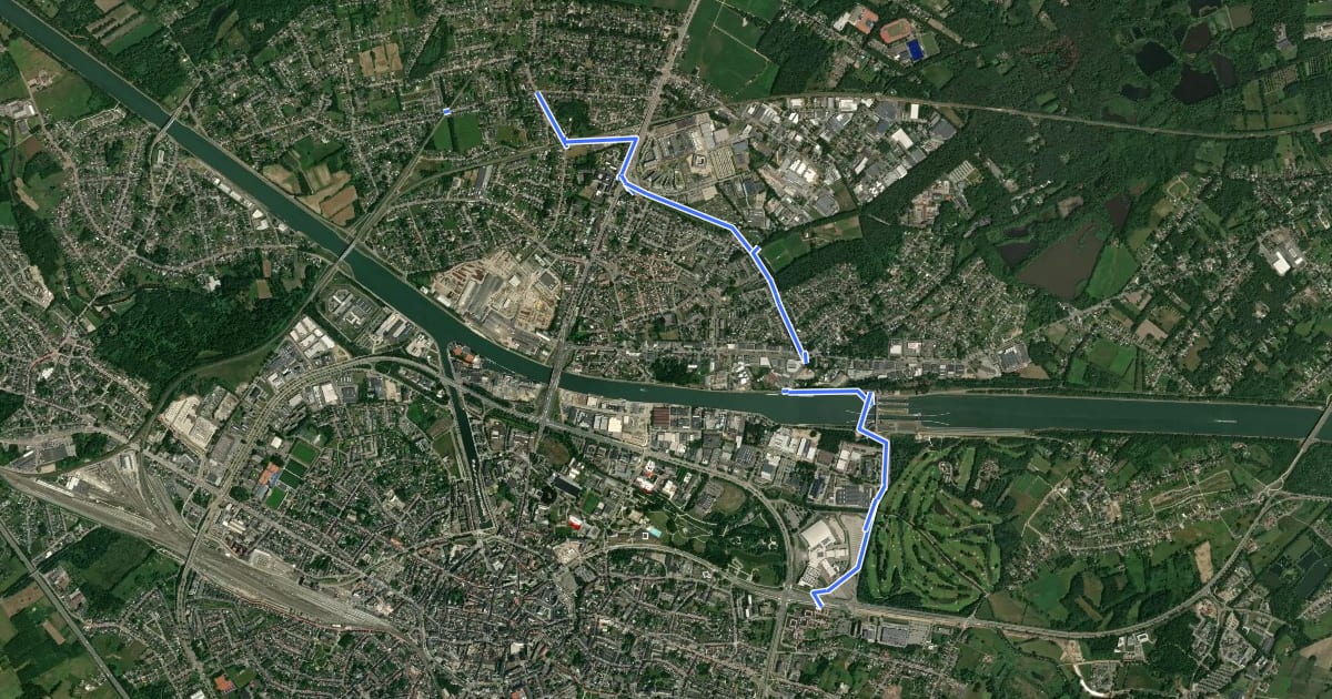 Маршрут Fietssnelweg F702 Fietssnelweg Cordaroute на спутниковом снимке