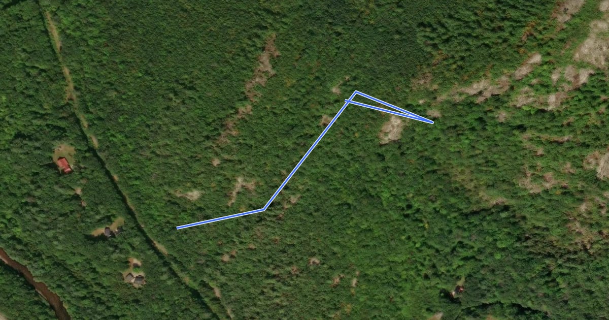 Маршрут Final Frontier Trail на спутниковом снимке