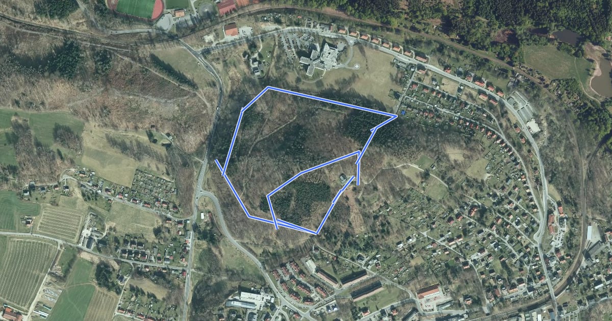 Маршрут Finkenberg Rundweg Grüner Punkt на спутниковом снимке