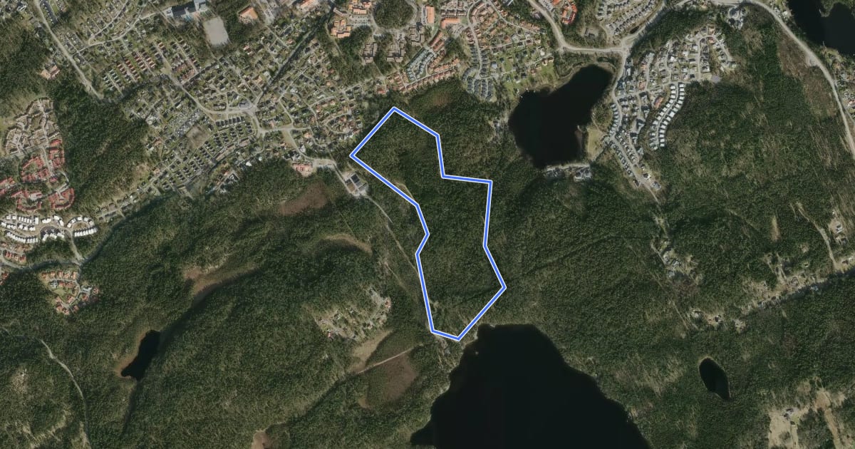 Маршрут Finnsjöns eljusspår 2.5 km на спутниковом снимке