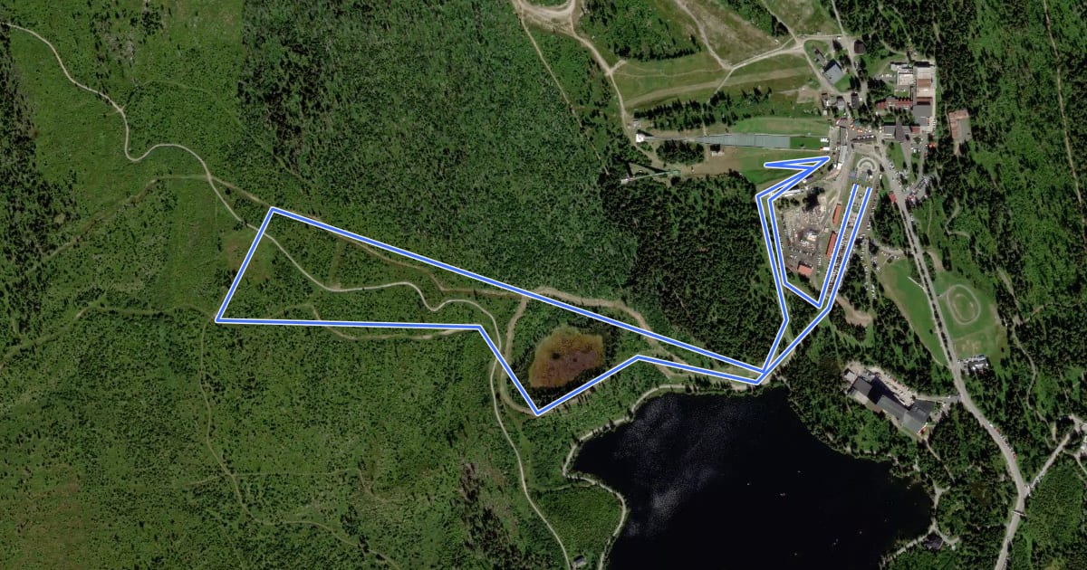 Маршрут FIS 3,75 km на спутниковом снимке