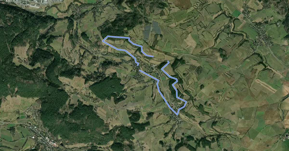 Маршрут Fischbacher Weinberg-Weg KC 51 на спутниковом снимке