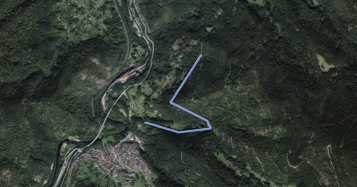 Маршрут Fischerweg - Schönblick на спутниковом снимке