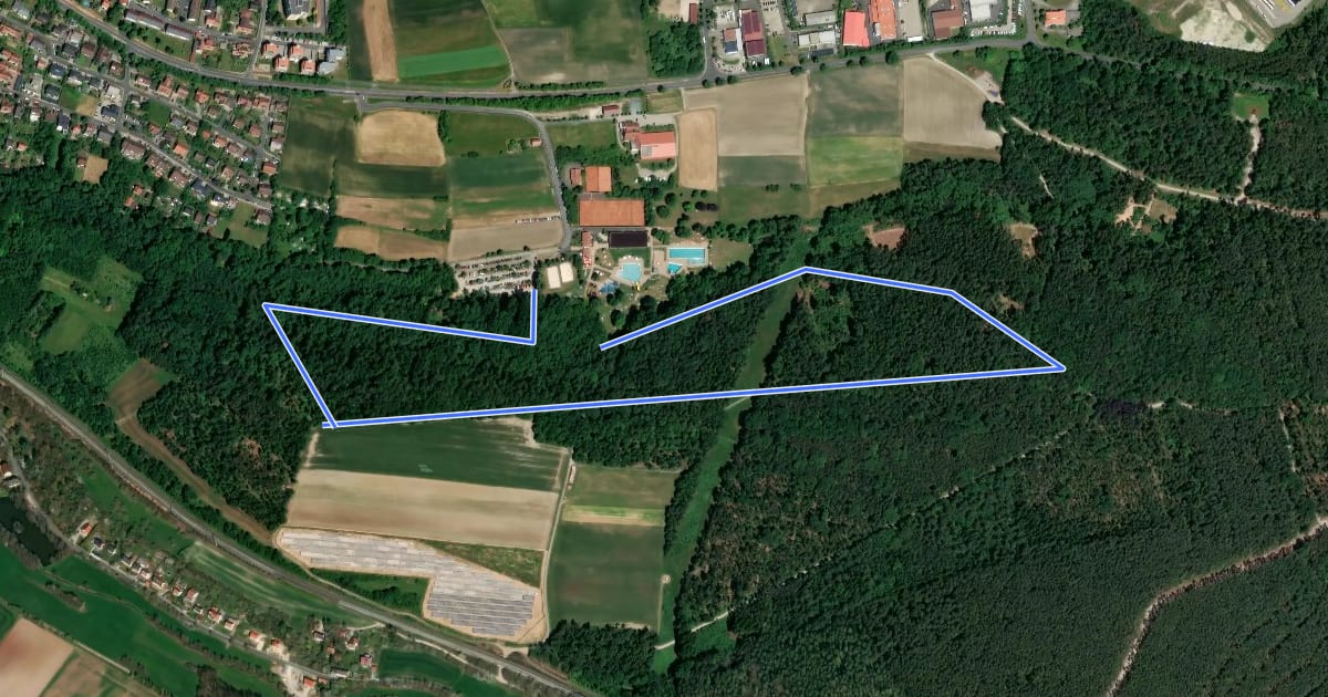 Маршрут Fitness Parcours Neustadt an der Aisch на спутниковом снимке