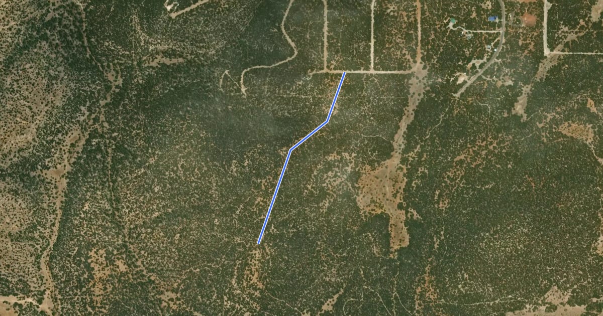 Маршрут Five Hills Connector на спутниковом снимке