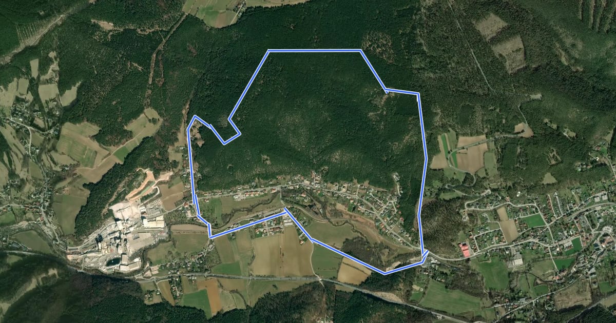 Маршрут Florianiweg (Oberpiesting) на спутниковом снимке