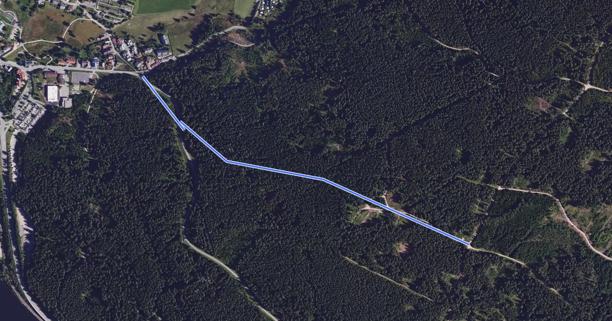 Маршрут Fohrenbühl - Unterer Mühlenweg на спутниковом снимке