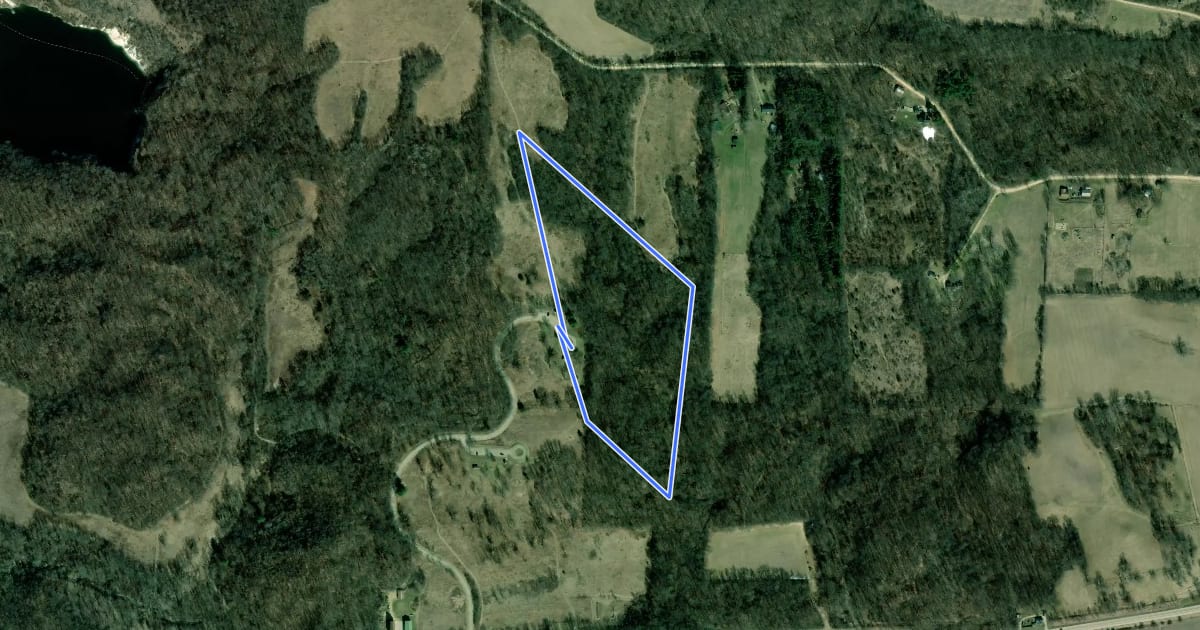 Маршрут Forest Ridge на спутниковом снимке