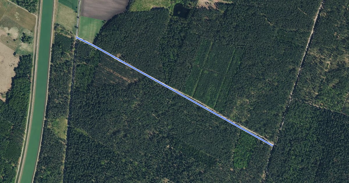 Маршрут Forst Bockling Mittelweg Abzweig Wasserweg (66) - K 29 Abzweig zum Forst Bockling (68) на спутниковом снимке