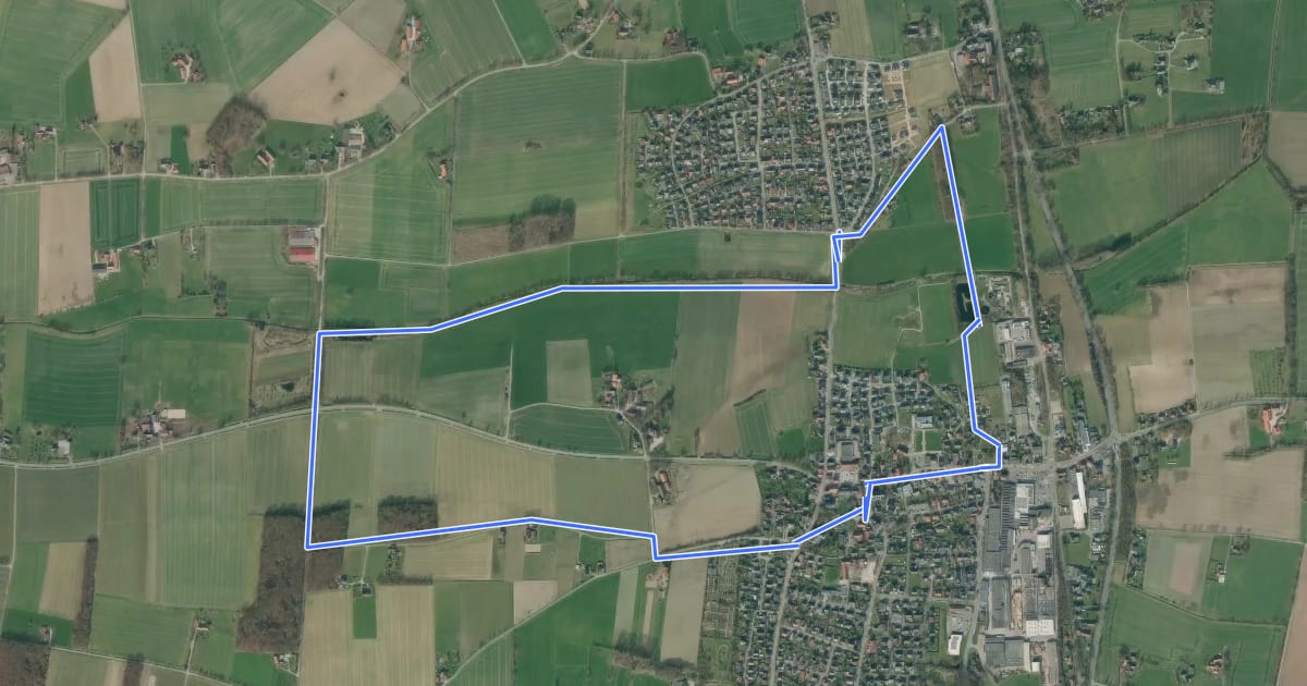 Маршрут Forthbachweg на спутниковом снимке