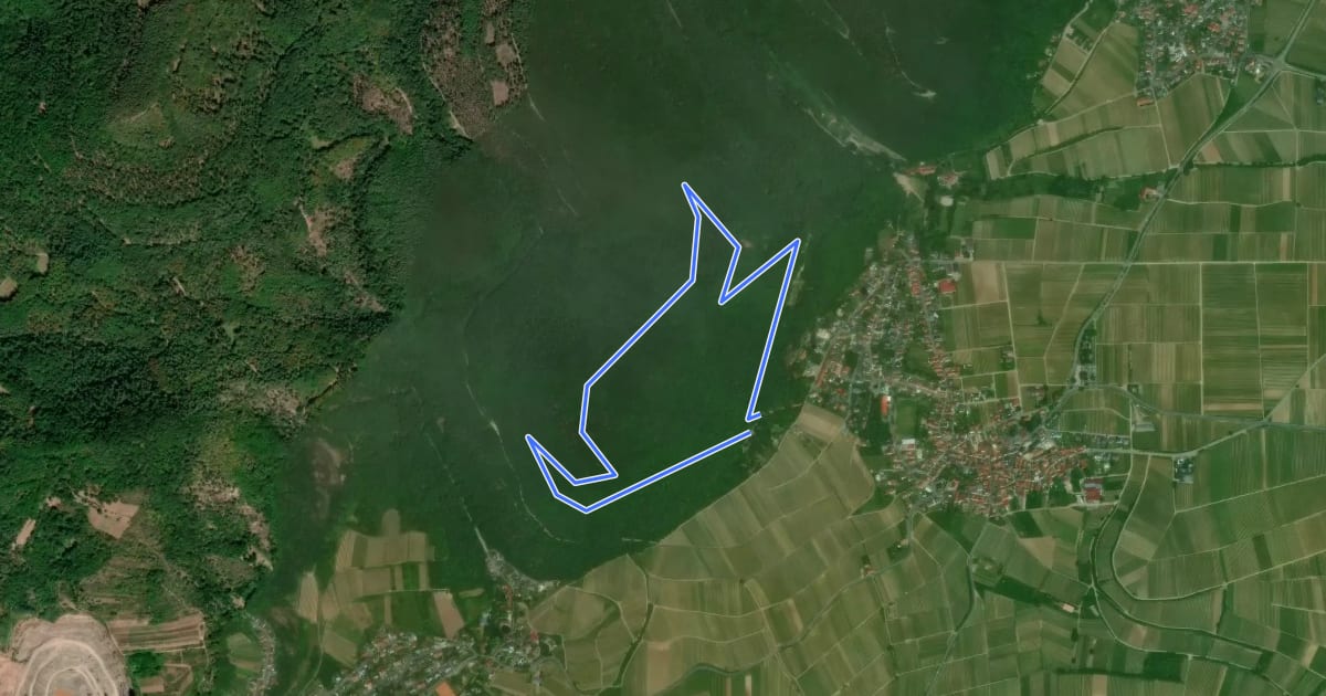 Маршрут Frankweiler Rundwanderweg Nr. 1 - Waldlehrpfad на спутниковом снимке