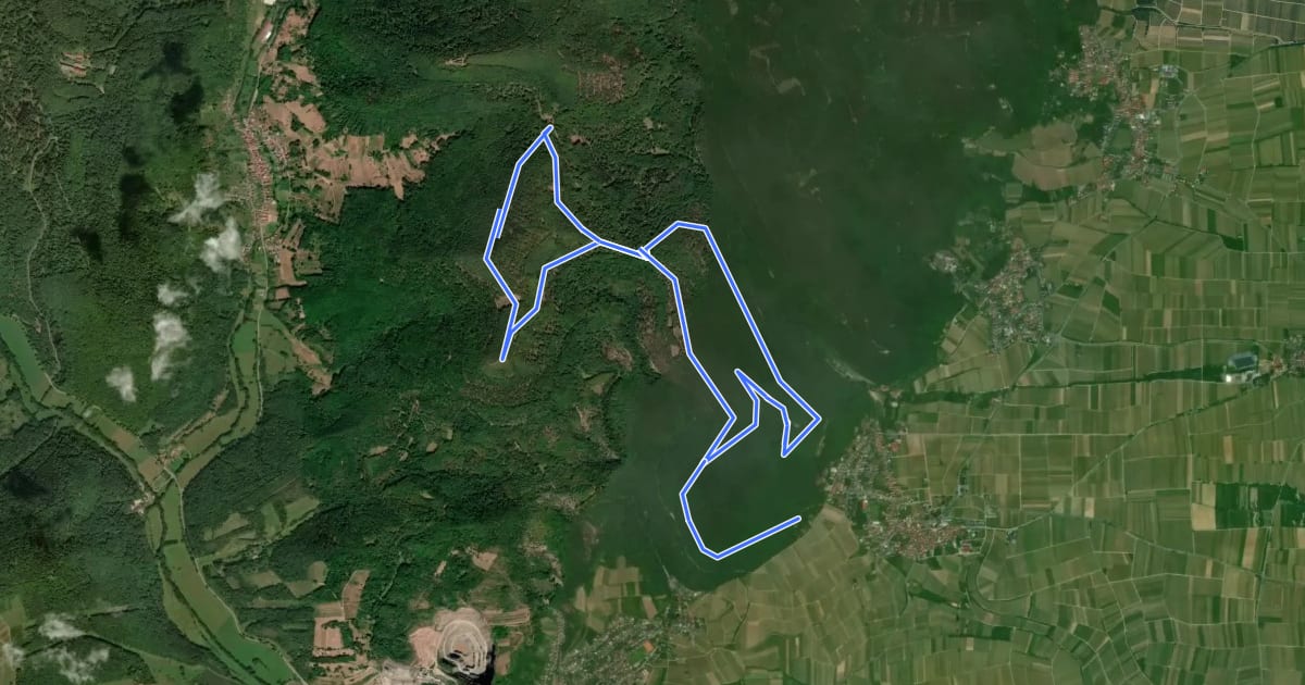 Маршрут Frankweiler Rundwanderweg Nr. 3 - Bis zum Orensfels на спутниковом снимке