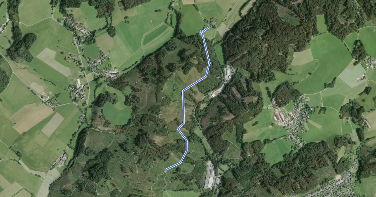 Маршрут Frielingsdorf Rundweg A2 на спутниковом снимке
