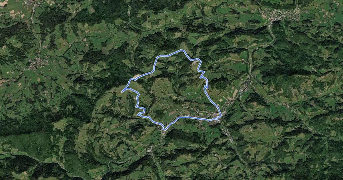 Маршрут Fronberg- Luft - Route на спутниковом снимке
