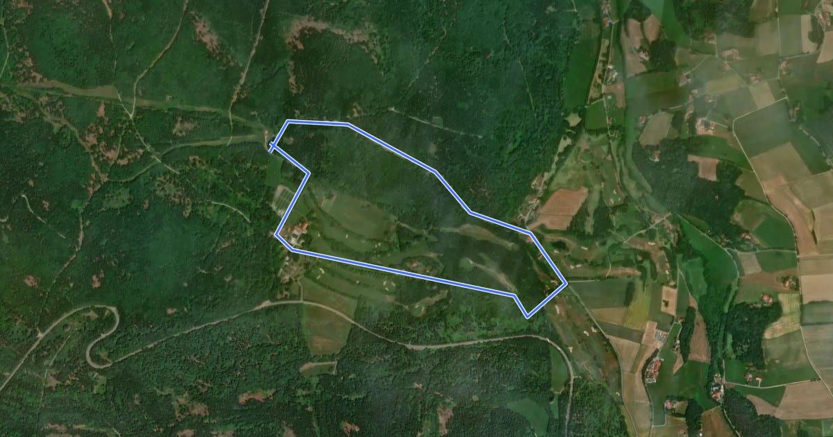 Маршрут Fu42 »Voithenberger Rundweg« (Furth im Wald) на спутниковом снимке