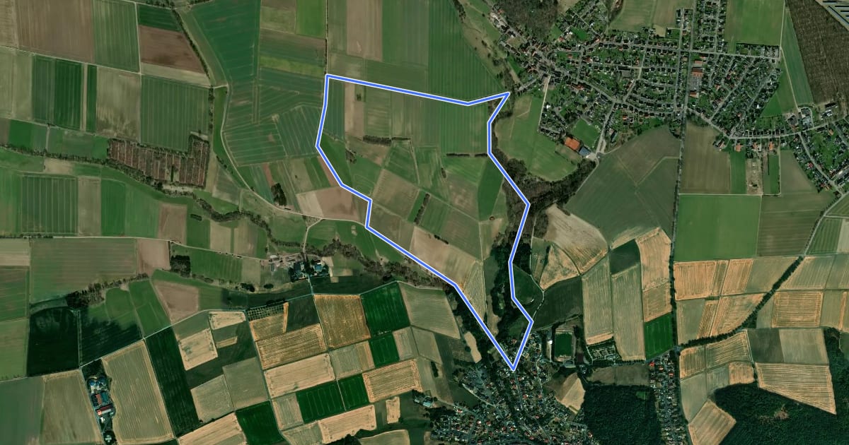 Маршрут Fuldatal-Simmershausen, Rundweg 2 на спутниковом снимке