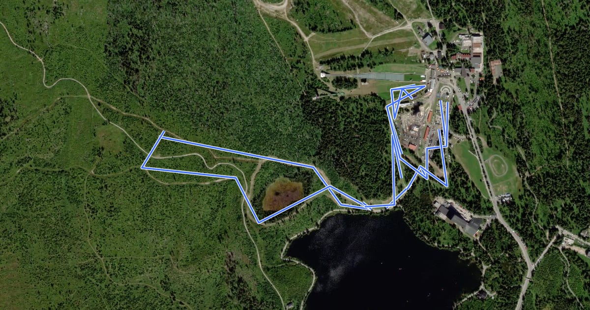 Маршрут Furkota 3,5 km на спутниковом снимке