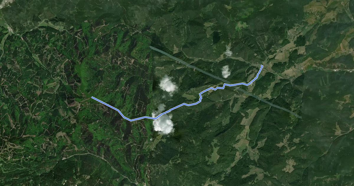Маршрут Furth - Geißruck - Kieneck (Enzianhütte) на спутниковом снимке