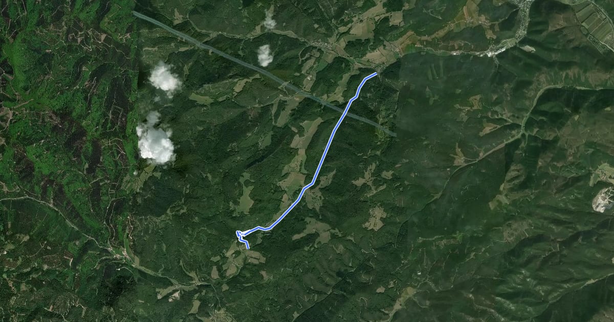 Маршрут Furth (Schromenau) - Kreuth (Ghf. Jagasitz) на спутниковом снимке