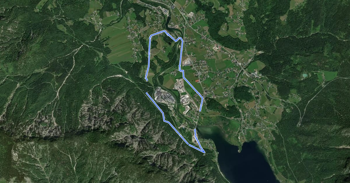 Маршрут (G3) Bike Direkt Runde на спутниковом снимке