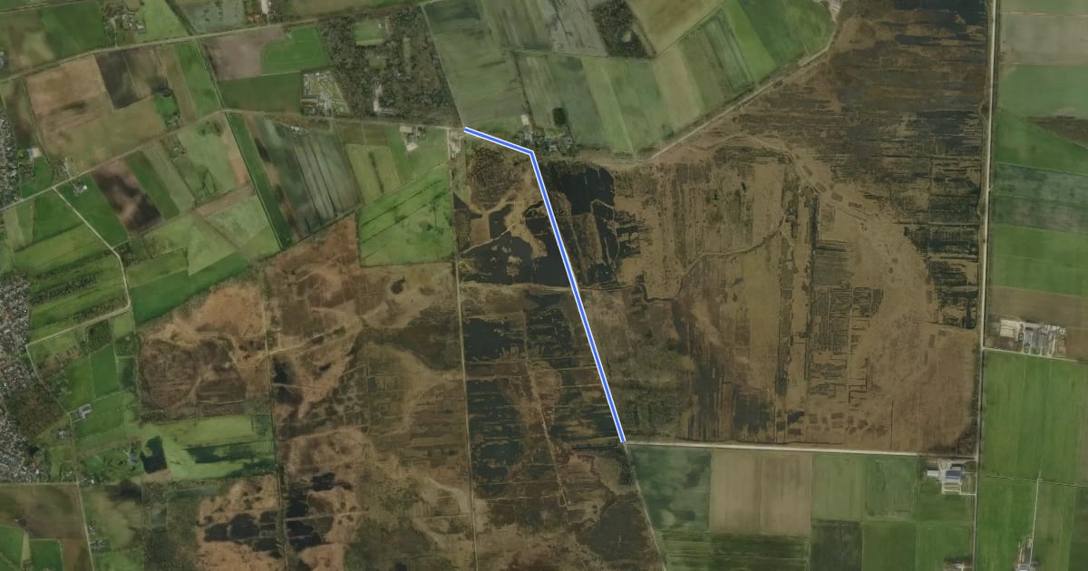 Маршрут G39-G43 на спутниковом снимке