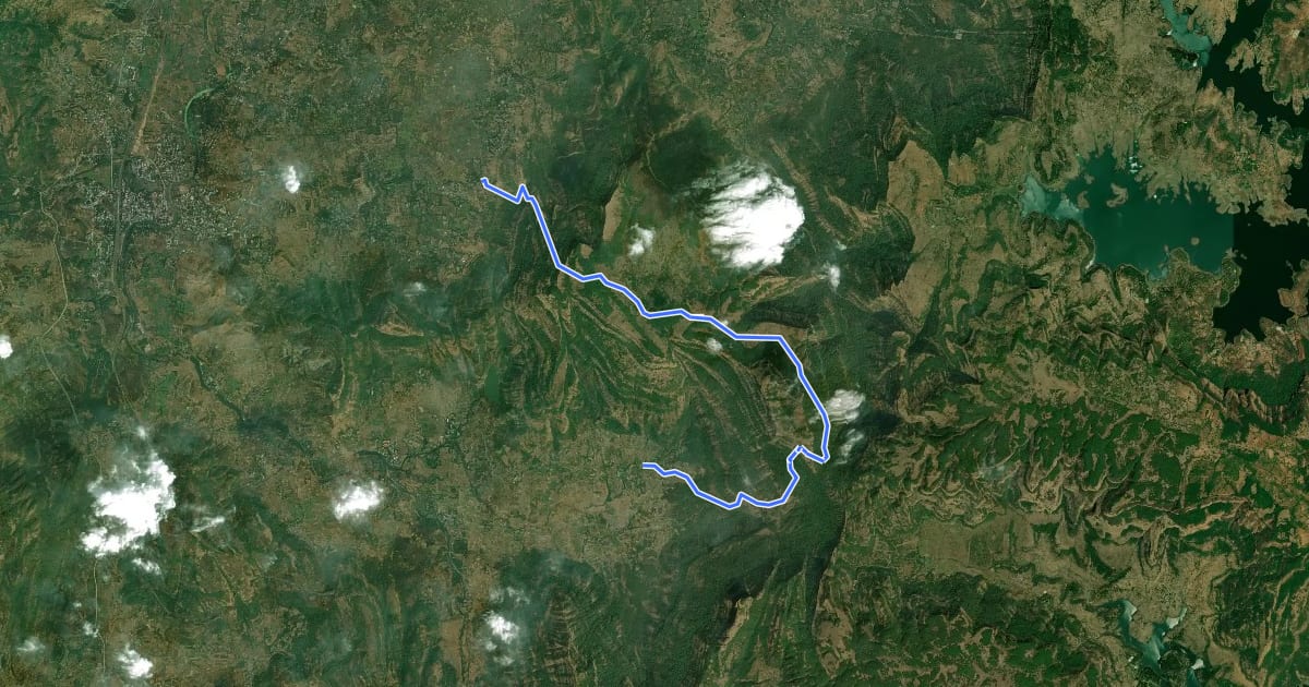 Маршрут Gaaldevi Ghat на спутниковом снимке