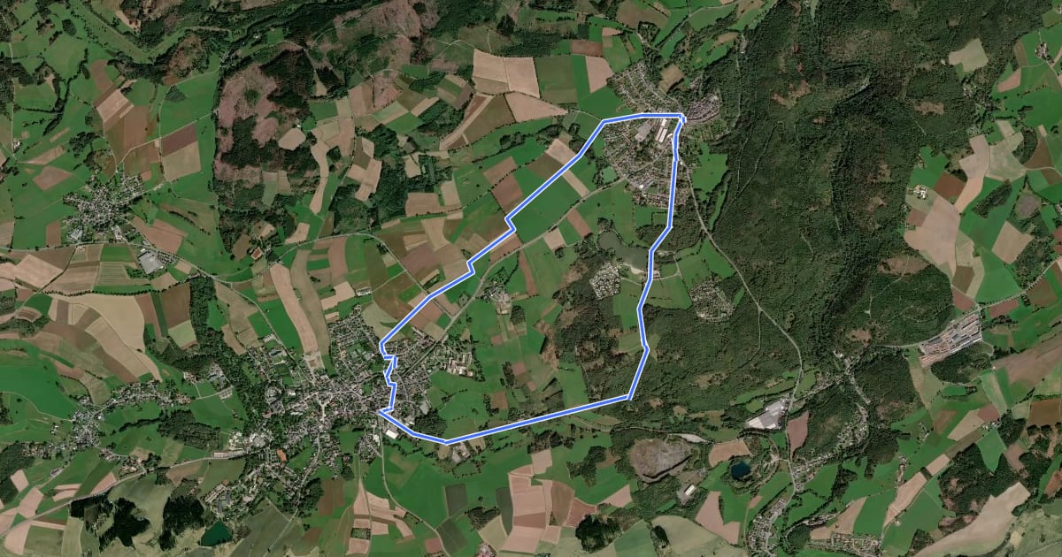 Маршрут Galgenberg-Weg US 51 на спутниковом снимке