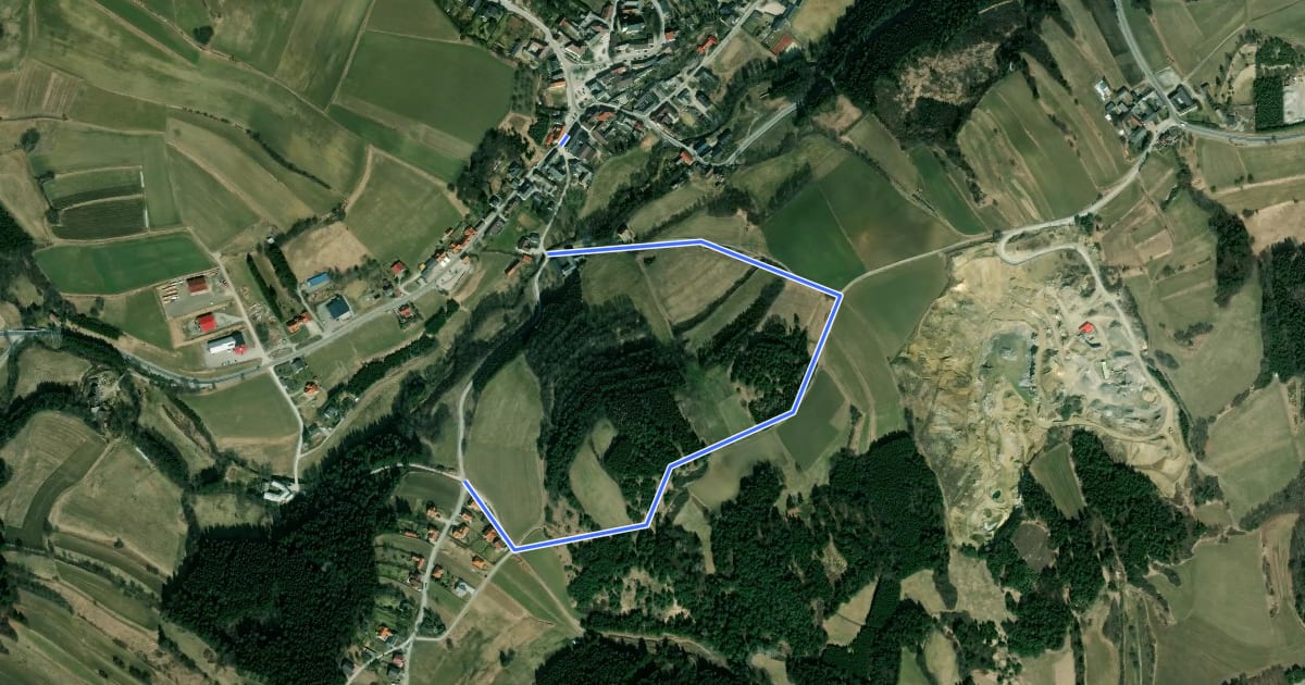 Маршрут Galgenbergweg на спутниковом снимке