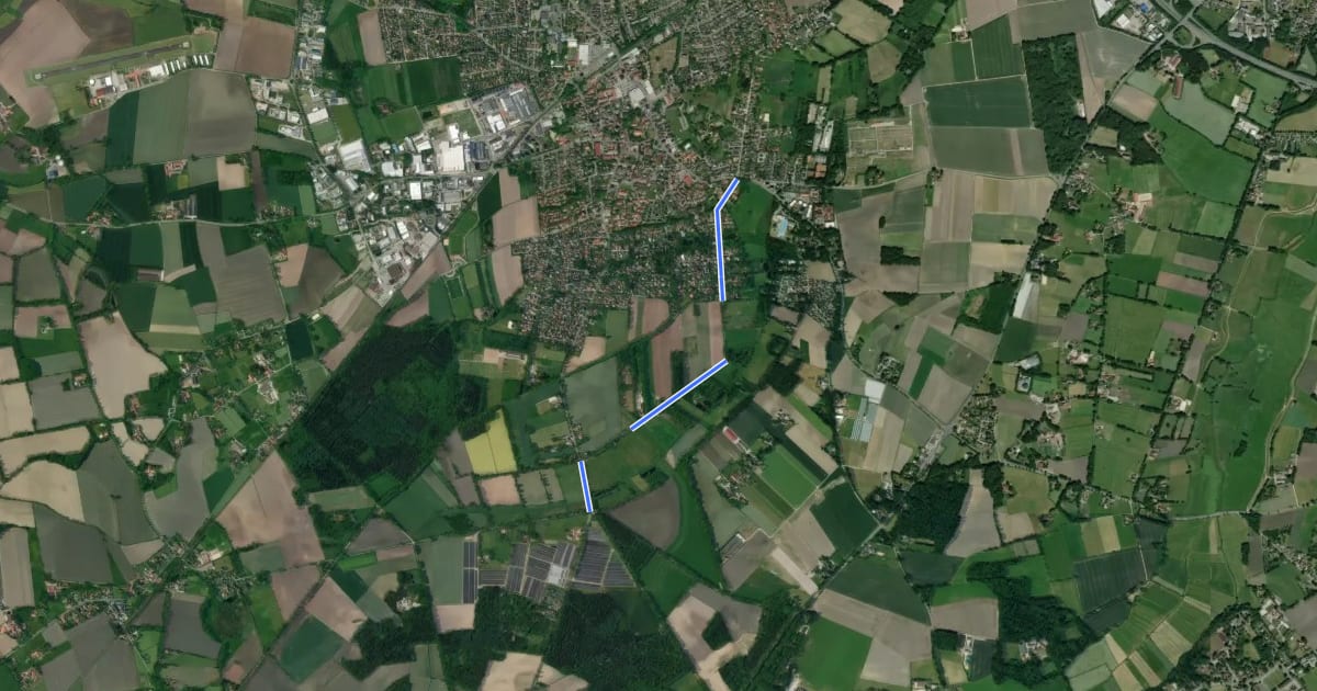 Маршрут Ganderkesee (27) - Ganderkesee (49) на спутниковом снимке