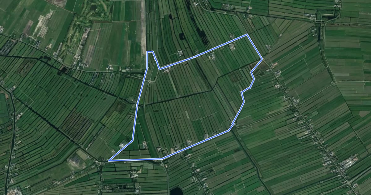 Маршрут Geerroute на спутниковом снимке