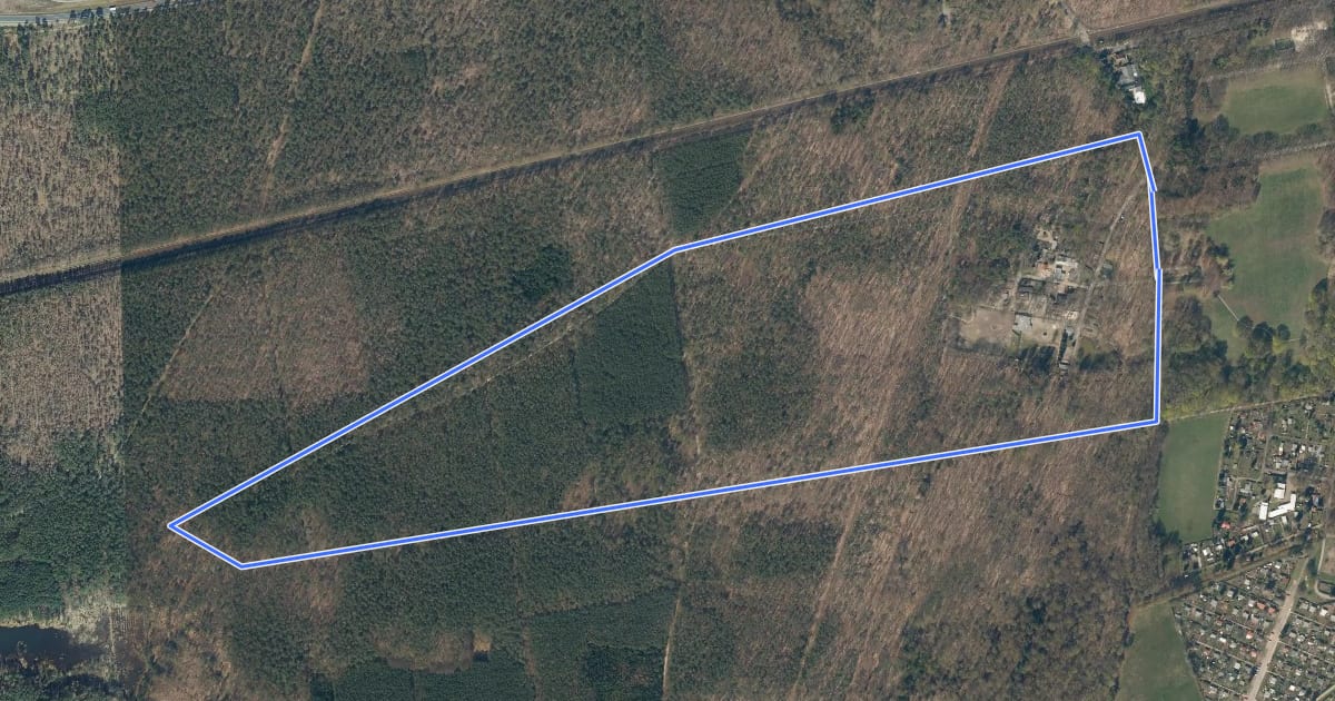 Маршрут Gelber Strich Ringwanderweg am Trimm Dich Pfad. на спутниковом снимке