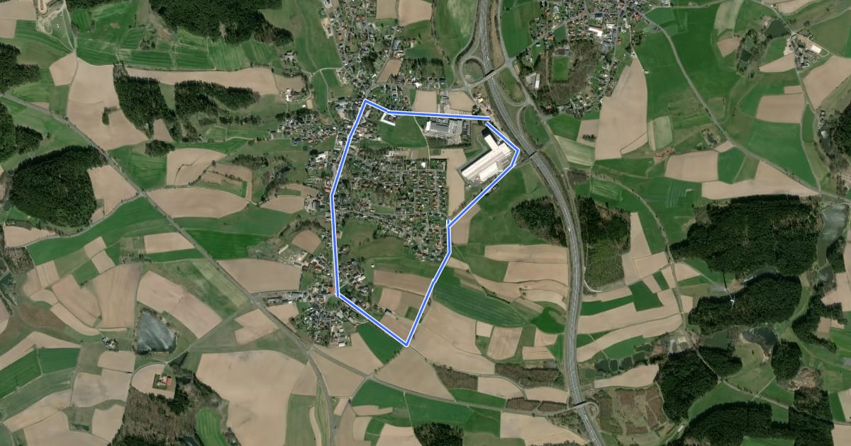 Маршрут Gemeinde Höchstädt, Rundwanderweg 2 на спутниковом снимке