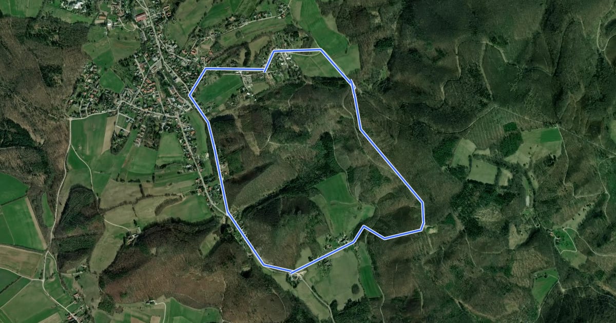 Маршрут Gemeinde Wienerwald Rundwanderweg 1 zwischen Sulz und Rohrberg на спутниковом снимке