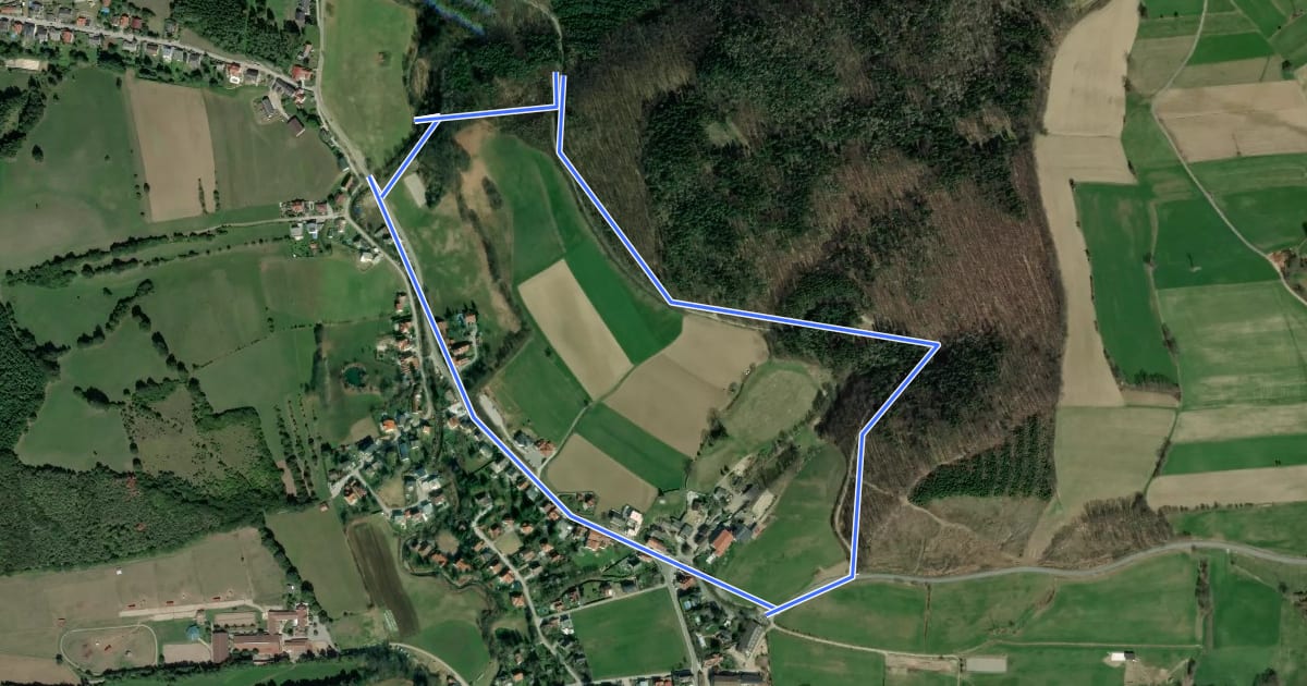 Маршрут Gemeinde Wienerwald Rundwanderweg 5 bei Grub на спутниковом снимке