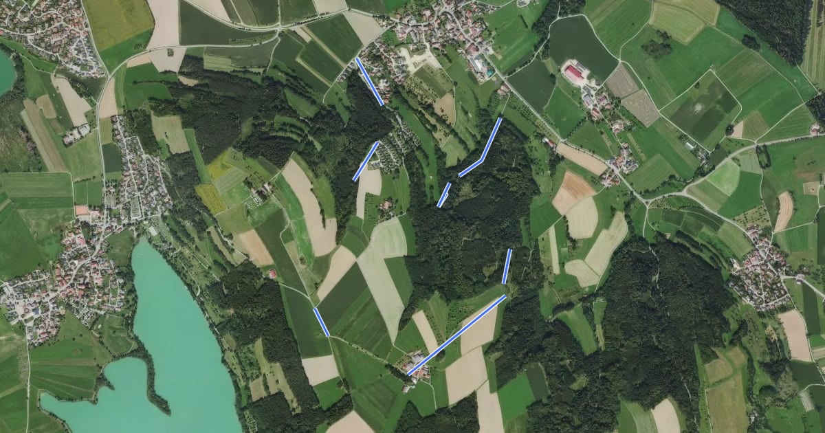 Маршрут Gemeindewanderweg 10 на спутниковом снимке