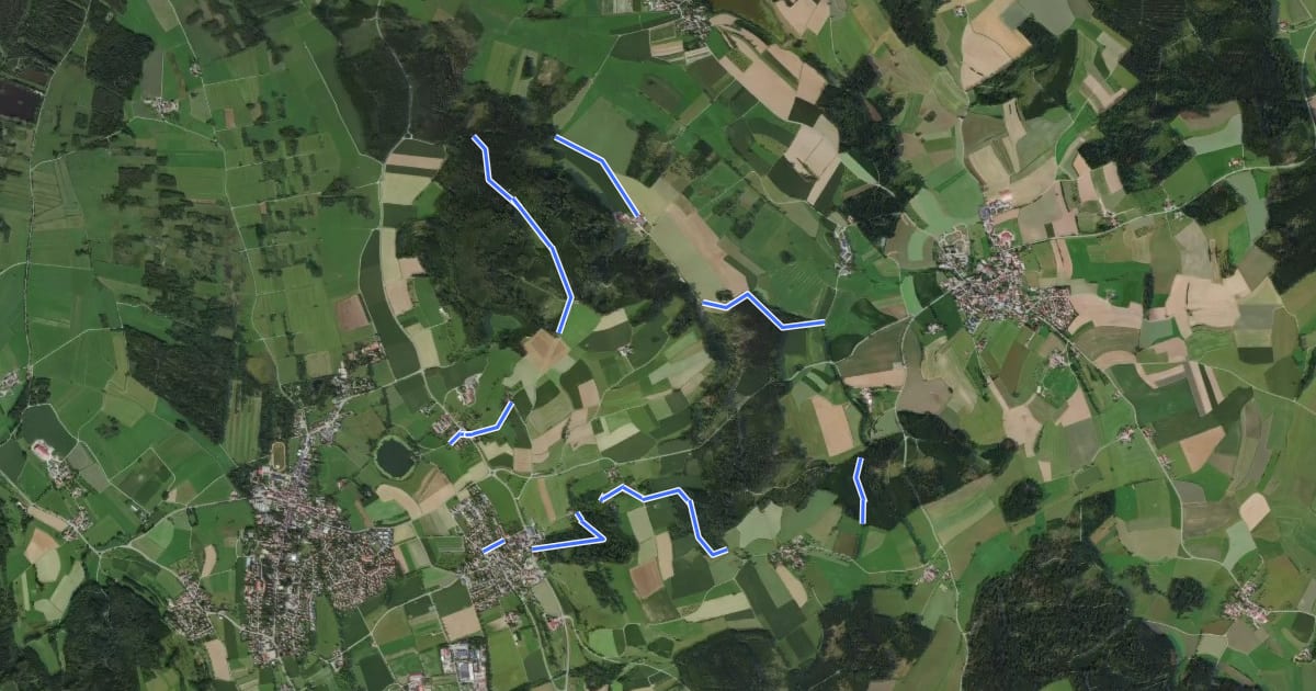 Маршрут Gemeindewanderweg 5 на спутниковом снимке