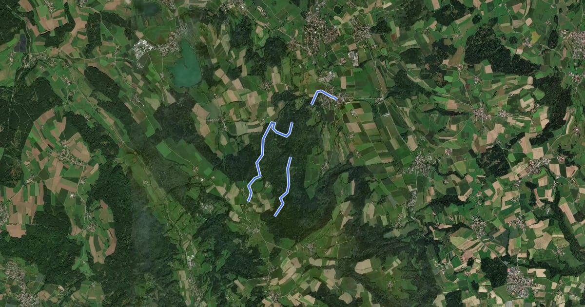 Маршрут Gemeindewanderweg 9 на спутниковом снимке