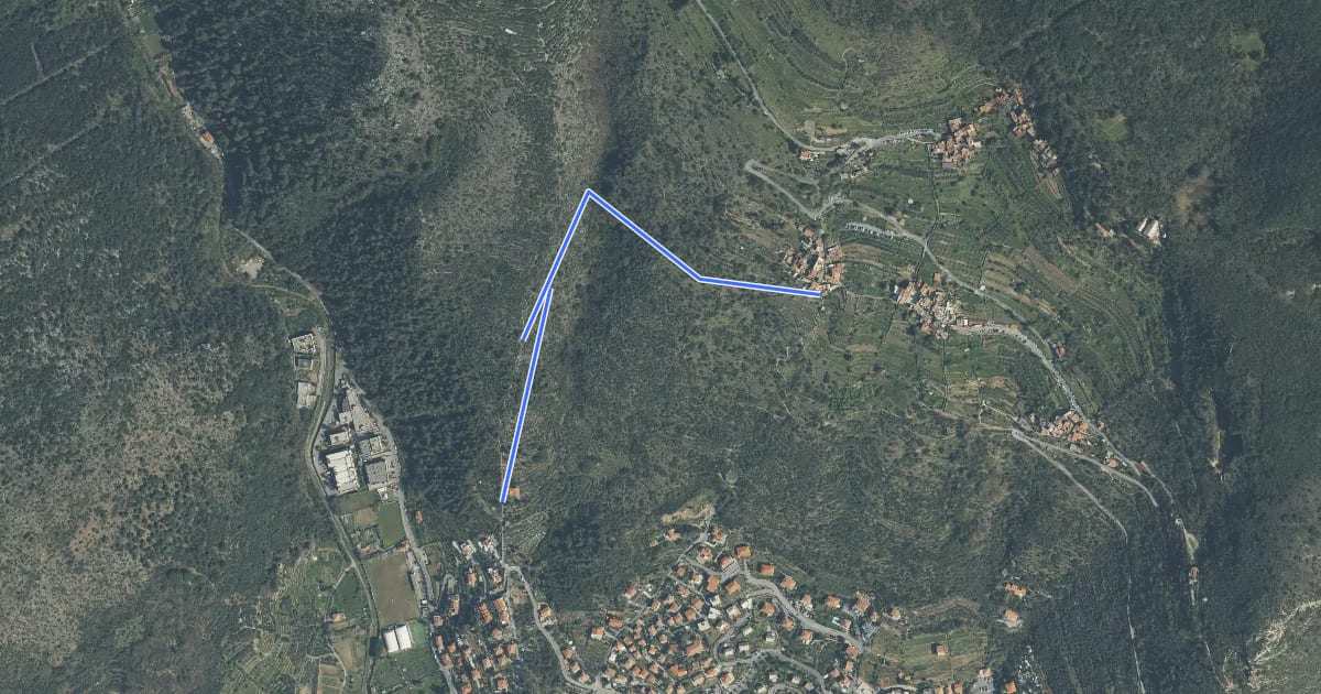 Маршрут Geologico на спутниковом снимке