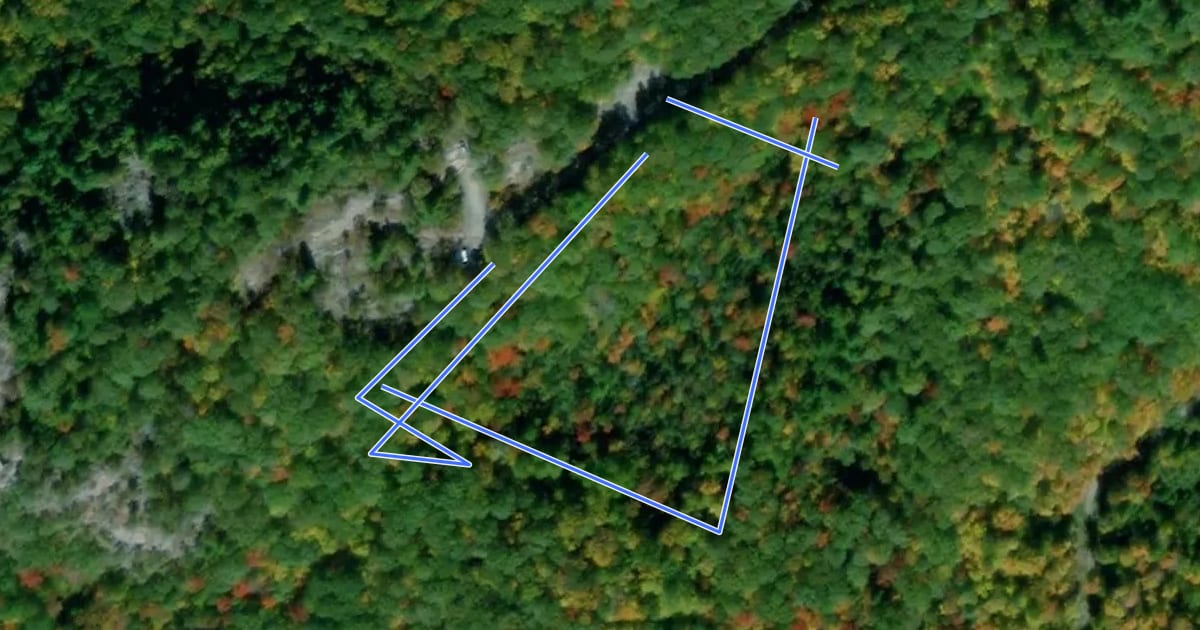 Маршрут Gerry Whyte Plant Identification Trail на спутниковом снимке