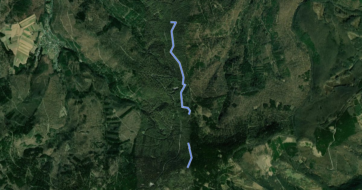 Маршрут Geschriebenstein Strecke Nord (Up- Downhill) на спутниковом снимке