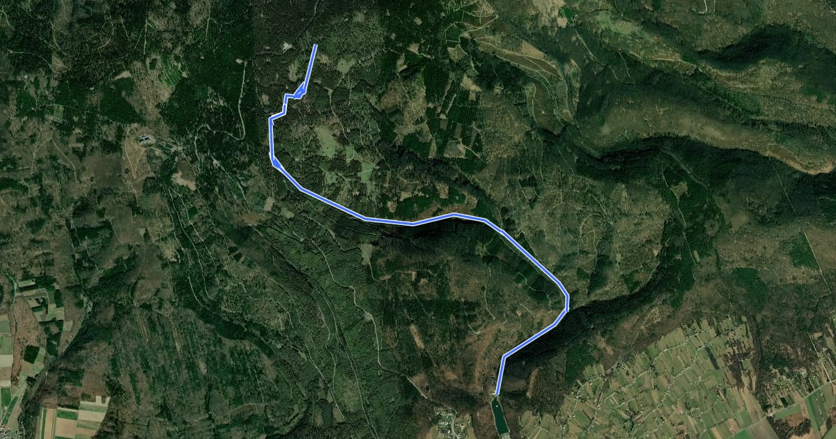 Маршрут Geschriebenstein Strecke Süd (Up- Downhill) на спутниковом снимке