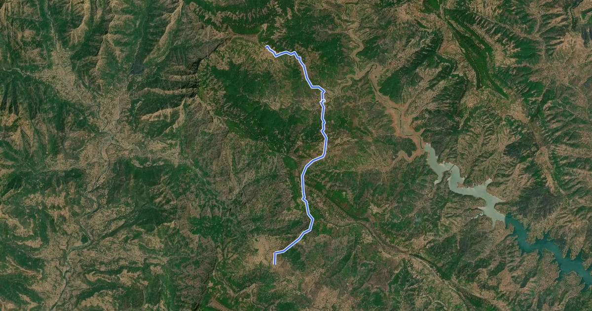 Маршрут Ghonaspur to Kandat на спутниковом снимке