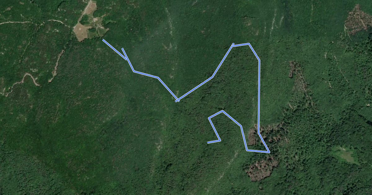Маршрут Giro del Doss alto di Nago на спутниковом снимке