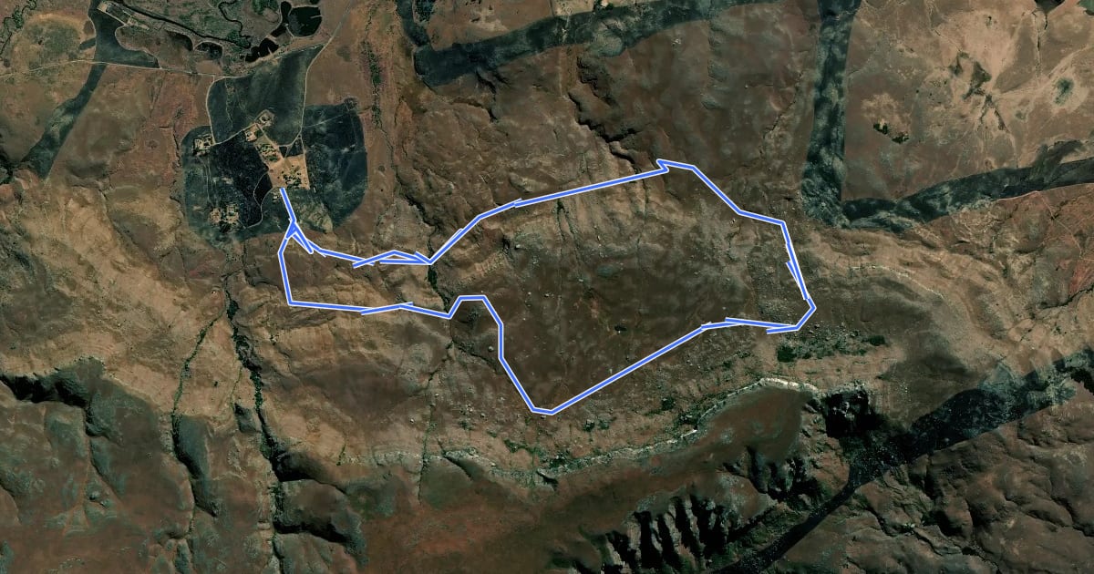 Маршрут Gladstone's Nose Circular Walk на спутниковом снимке