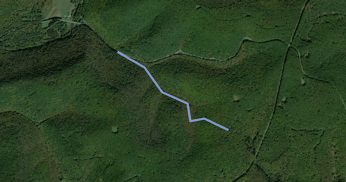 Маршрут Gods Country - Pritchard Trail на спутниковом снимке