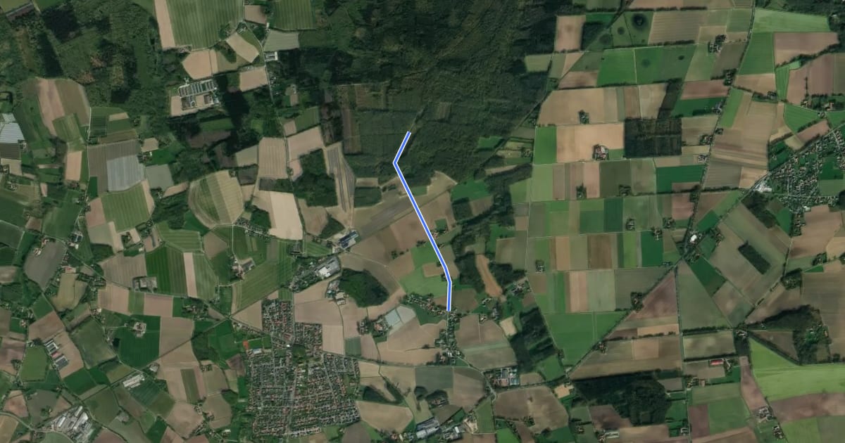 Маршрут Goldenstedt (32) - Goldenstedt (48) на спутниковом снимке